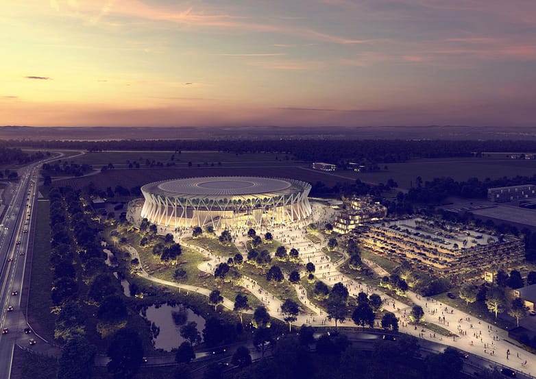 POPULOUS UNVEILS GERMANY’S FIRST CLIMATE-NEUTRAL EVENT ARENA IN MUNICH-Mars Ces